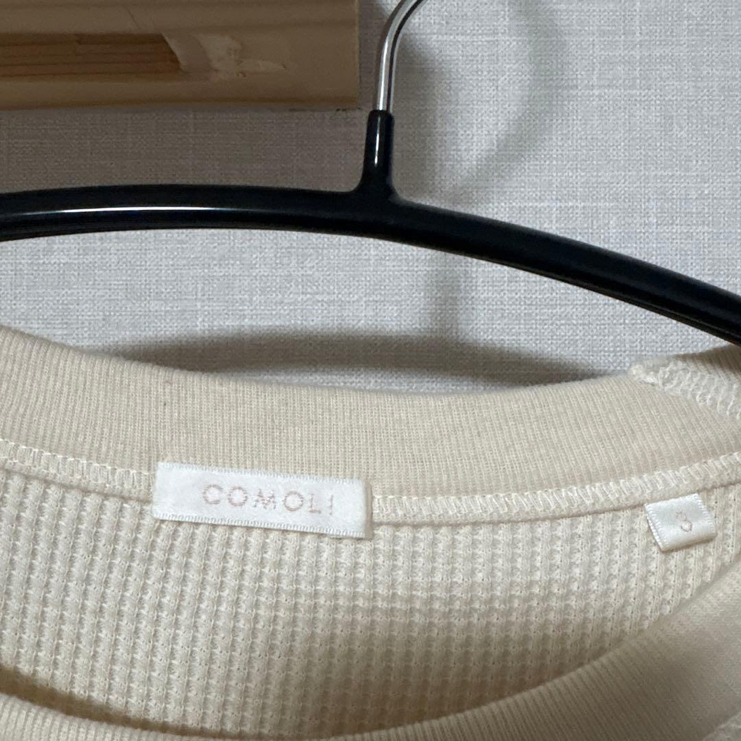 B*m様 COMOLI コットンカシミアワッフル長袖クルー