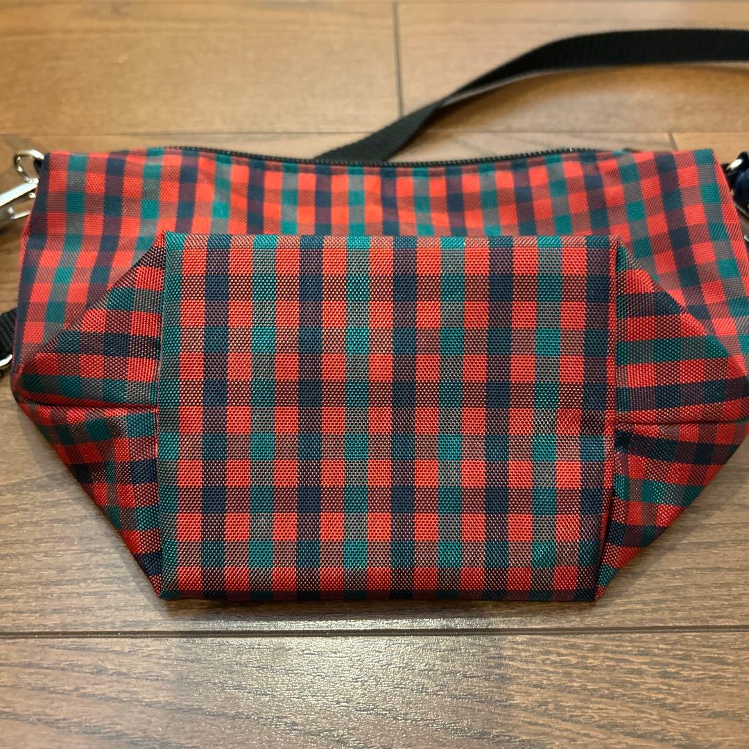 familiar チェックポシェット