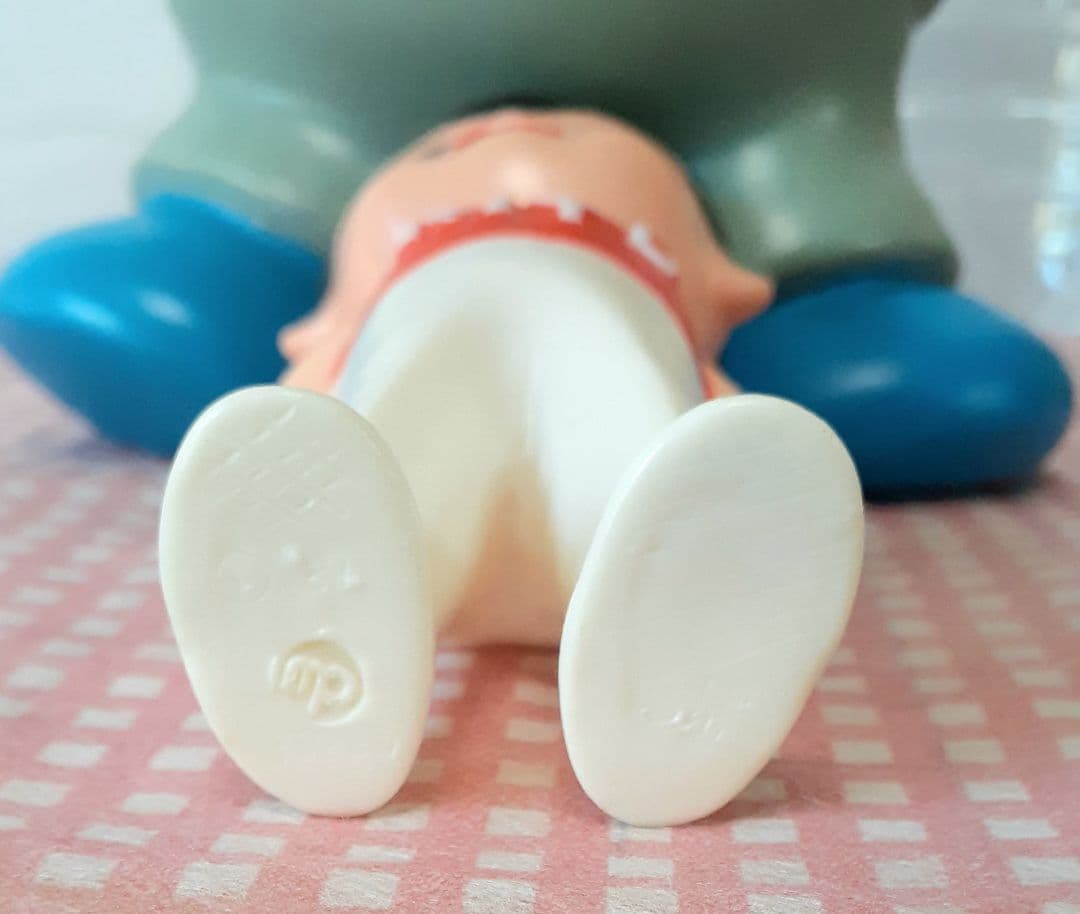 希少当時物【昭和レトロ】紀陽銀行　キヨー坊や　ソフビ貯金箱　フィギュア