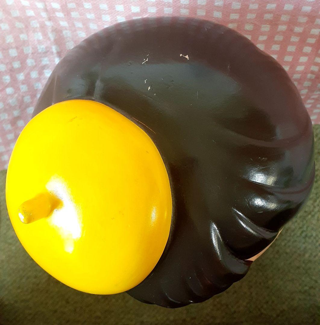 希少当時物【昭和レトロ】紀陽銀行　キヨー坊や　ソフビ貯金箱　フィギュア