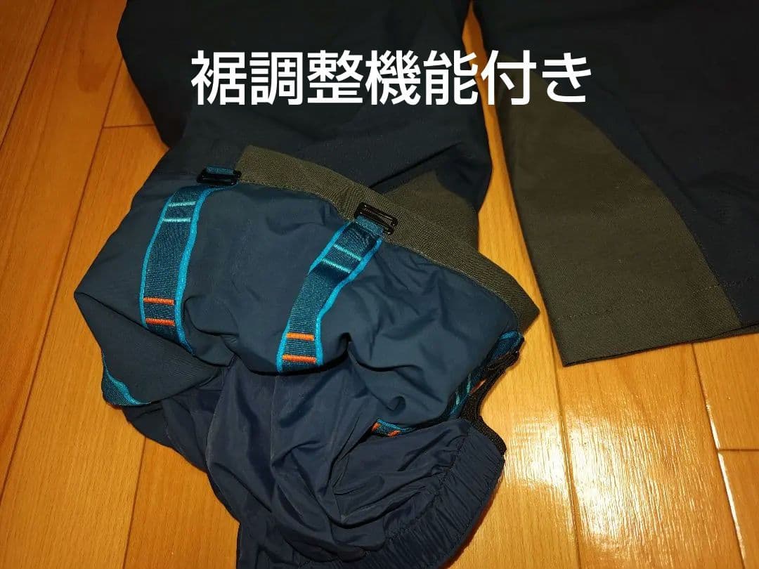 値下げ中　mont-bell 160センチ　スキーウェア上下セット 青/水色