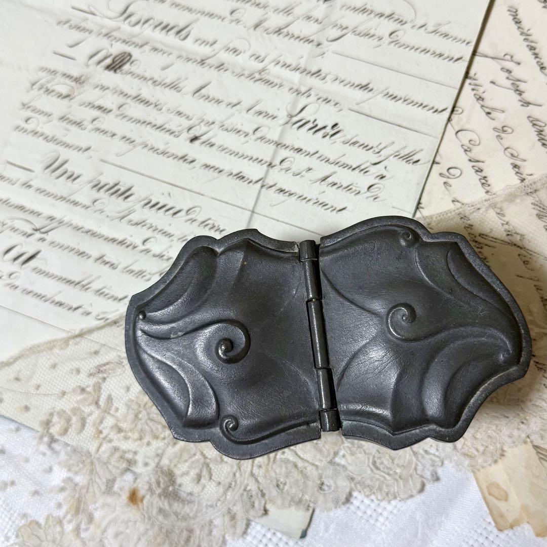 18世紀　アンティーク　ダブルスパイスボックス　アール・ヌーヴォー　蚤の市