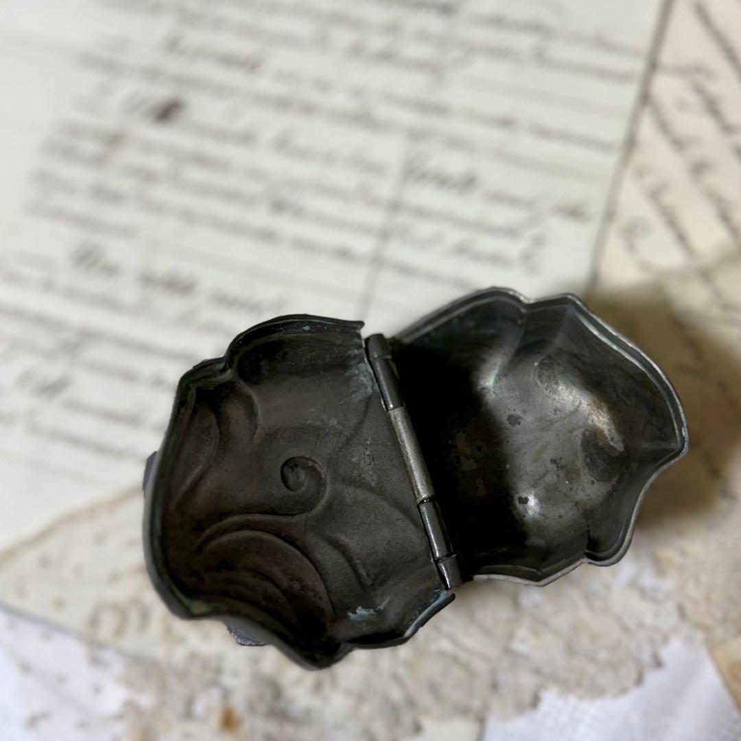 18世紀　アンティーク　ダブルスパイスボックス　アール・ヌーヴォー　蚤の市