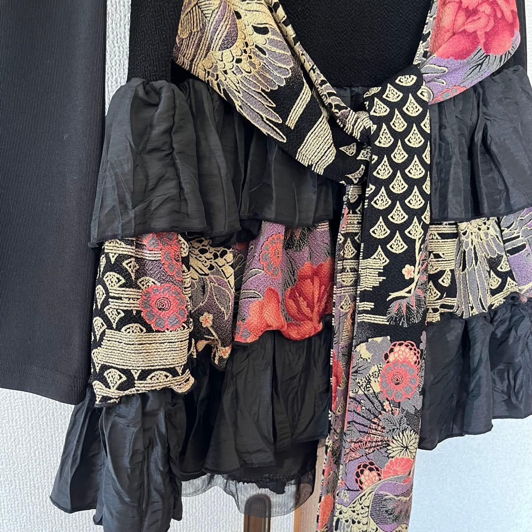 QutieFrash チャイナボタン フリルワンピース