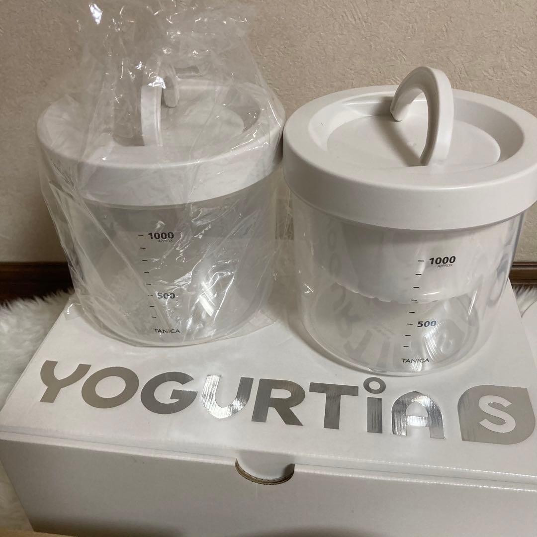 ヨーグルティアS ガラスセット＋水切りバスケットSP＋ハンドル内容器