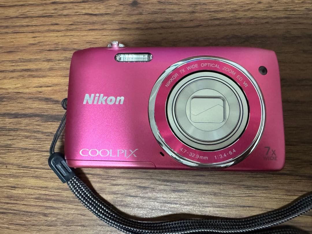 【動作確認済】Nikon COOLPIX S3500 ピンク