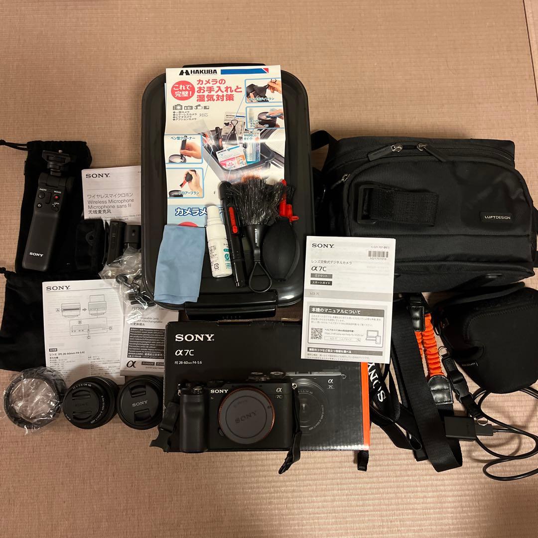 SONY α7C ミラーレス一眼カメラ 本体　付属品おまけ多数