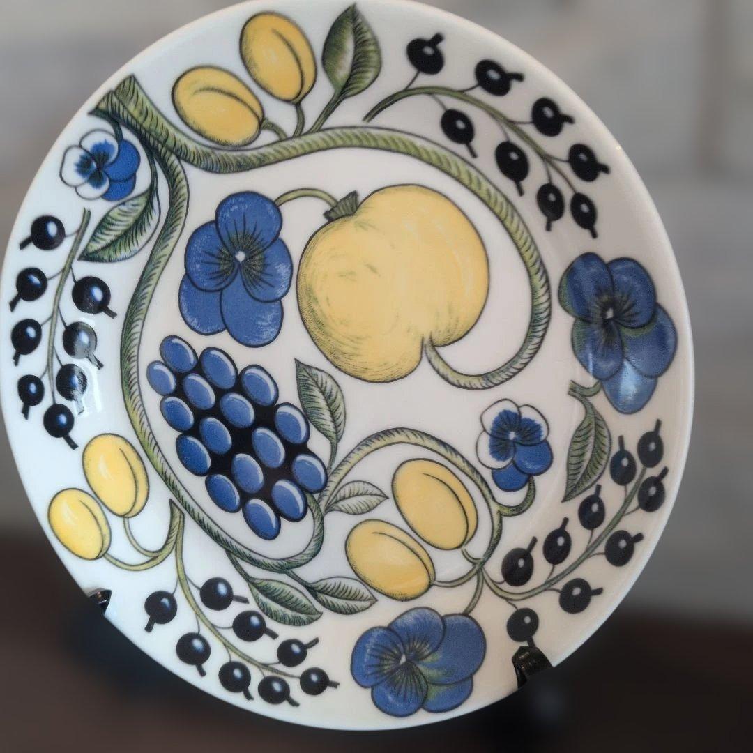 ARABIA アラビア パラティッシ イエロー 3枚