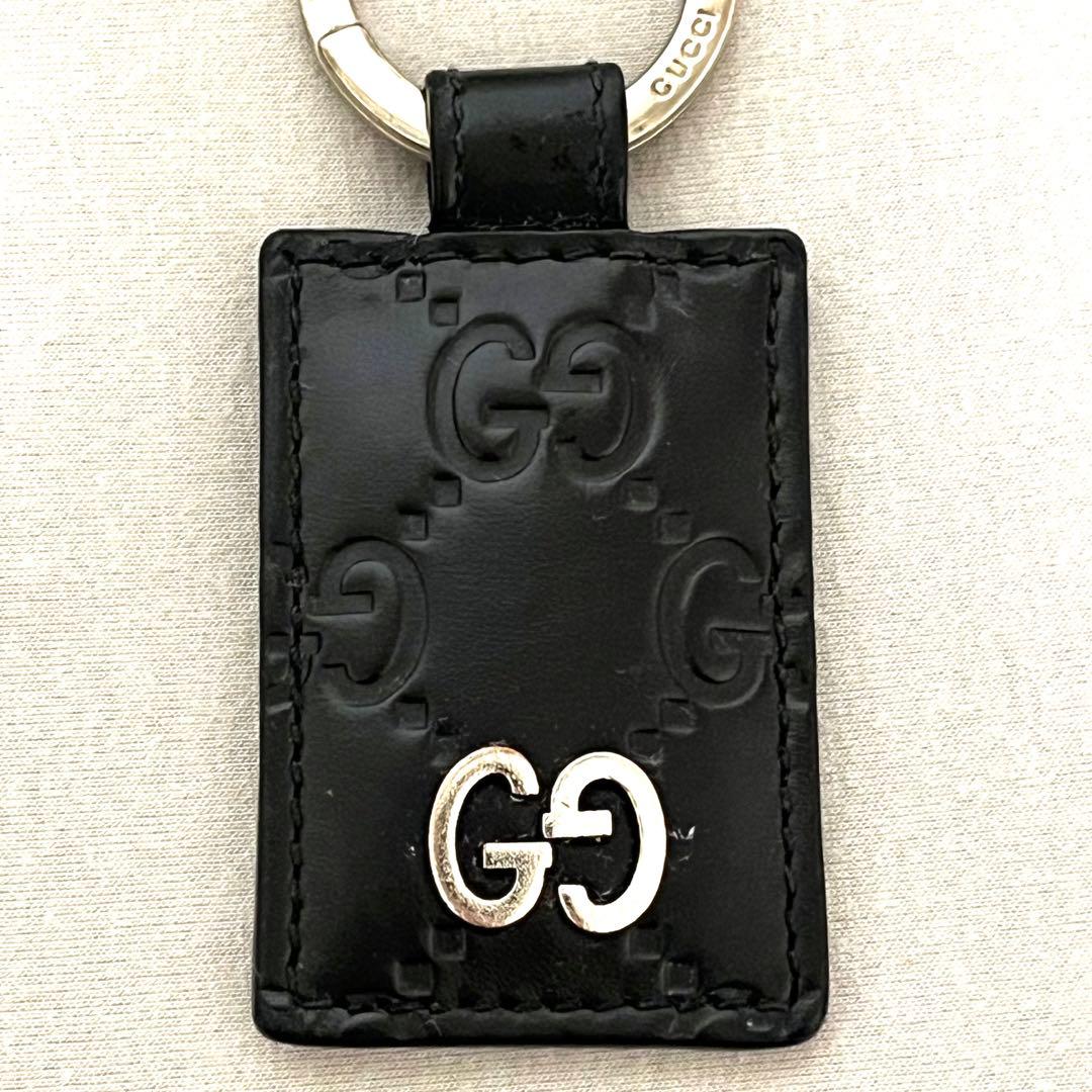 [箱付き] GUCCI グッチ キーリング グッチシマ シグネチャー GG