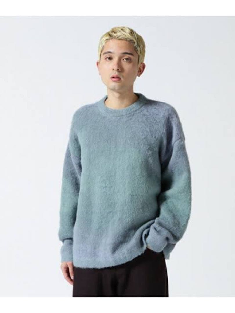 トップス YOKE 23ss GRADATION JACQUARD SWEATER