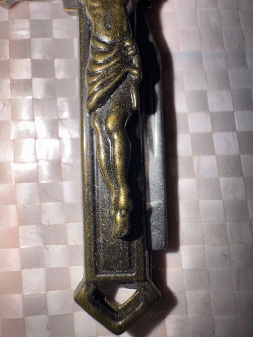 小物 SUPREME Crucifix Knife Folding Key chain