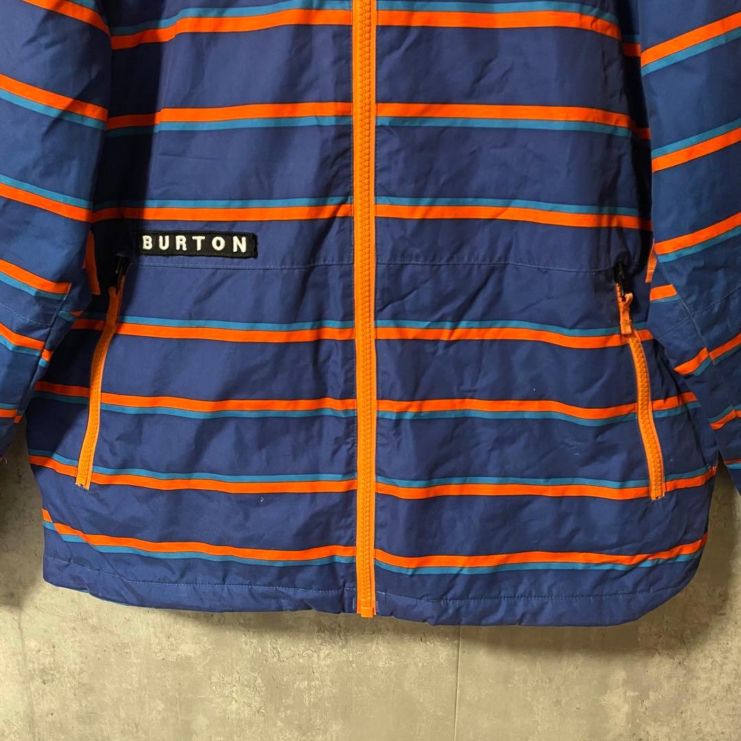 BURTONバートンスノーボードジャケットスキーウェアパーカーボーダー青ブルー紺