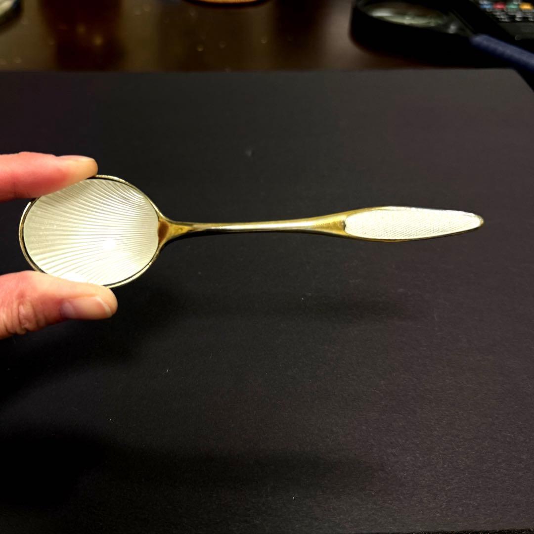 ヴィンテージ デンマーク製Frigast スターリングシルバー エナメルスプーン