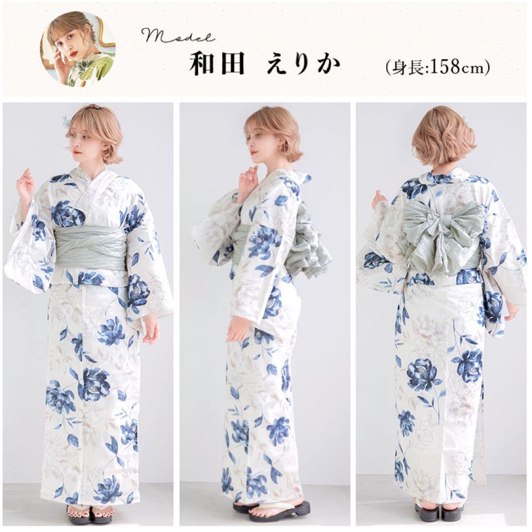 新品　Dita 浴衣　花柄