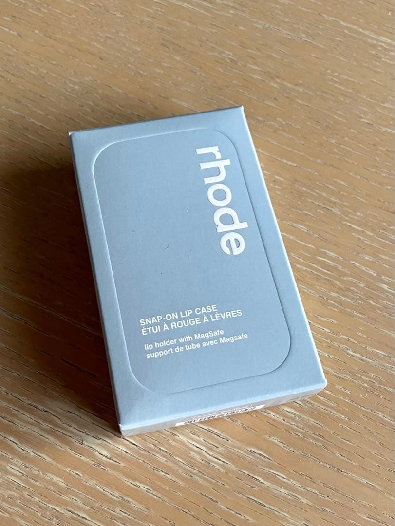 確実正規品 rhode マグセーフ対応リップケース グレー