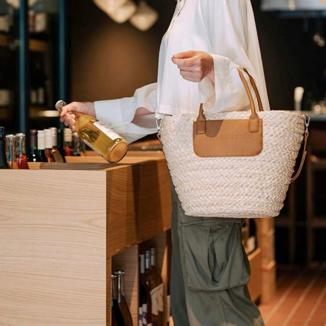 DEAN&DELUCA x BEAMS COUTURE かごバッグ　トートバッグ