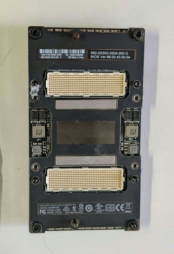 NVDIA Tesla V100 SXM2 ×2基