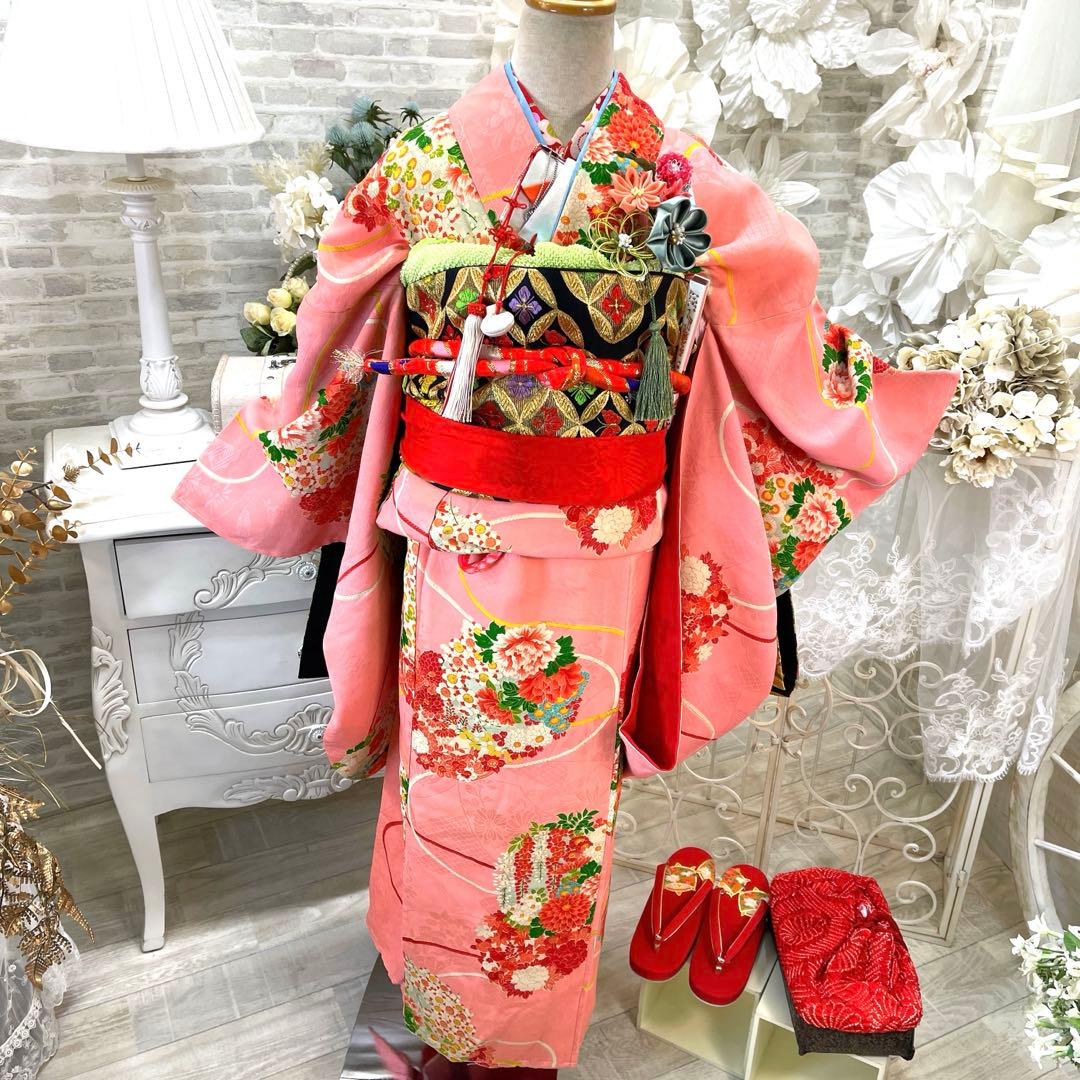 アンティーク七五三着物セット★7歳用