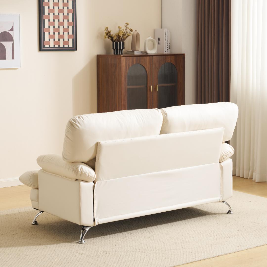 超人気！ソファー ソファ 2人掛け 幅155cm 2人掛け 北欧 WHITE