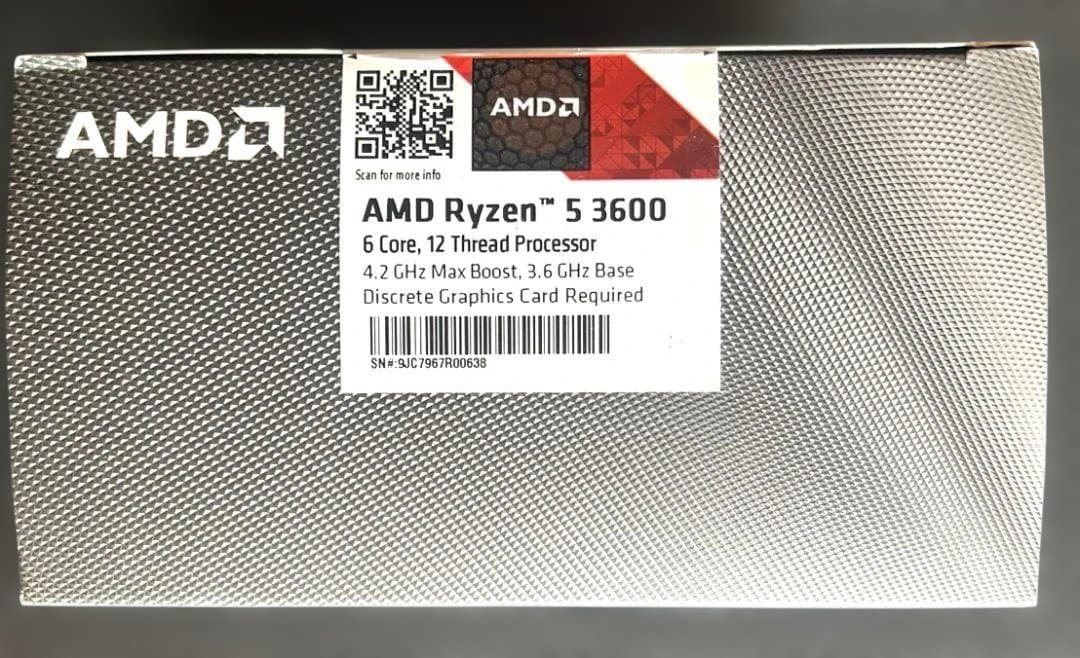 【新品・未使用品】AMD RYZEN5 3600