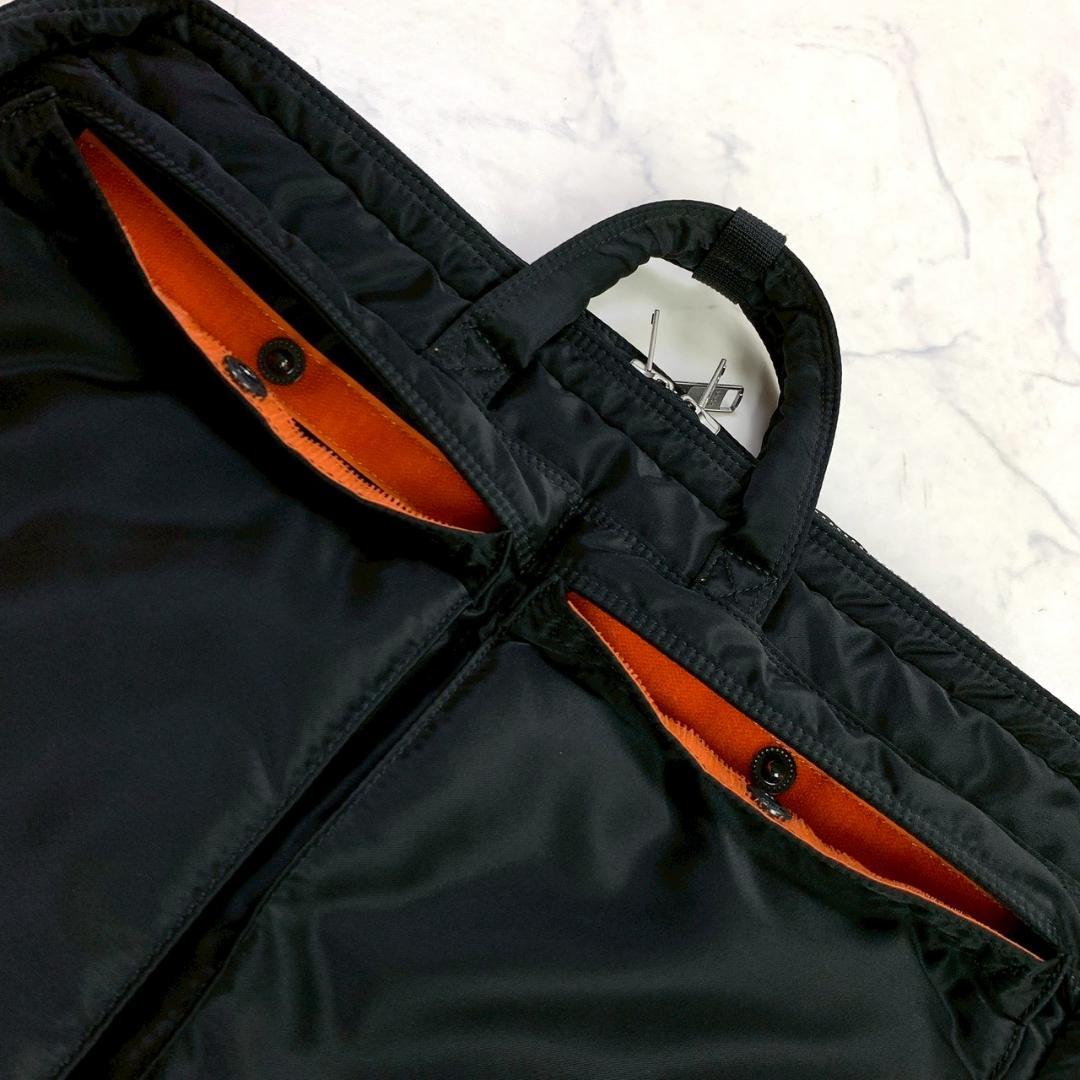 美品★ ポーター タンカー 3way ブリーフケース 2層タイプ ブラック