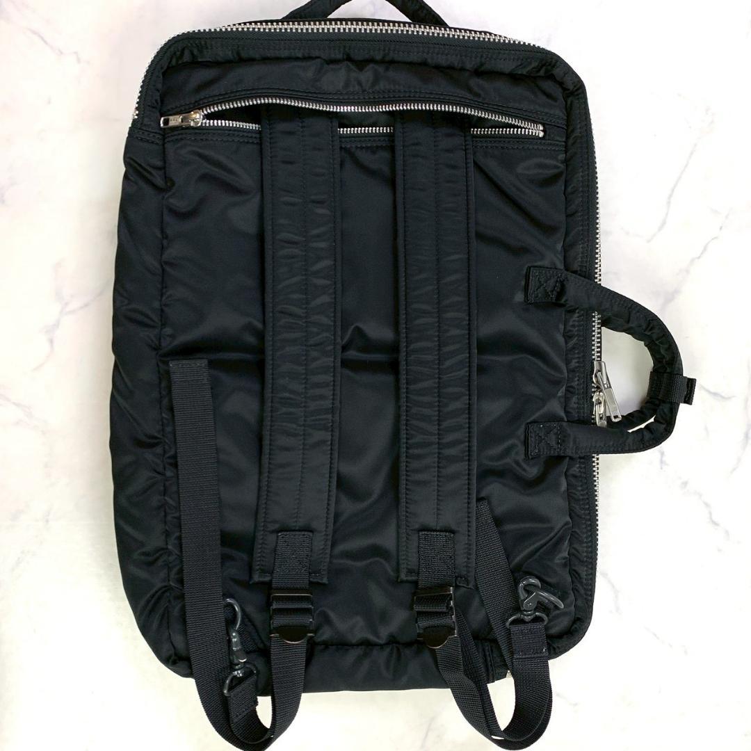 美品★ ポーター タンカー 3way ブリーフケース 2層タイプ ブラック