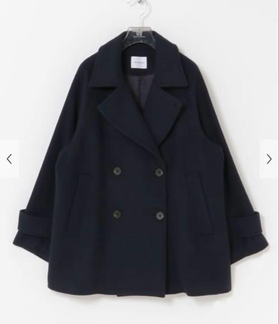 URBAN RESEARCH スーパー100メルトンPコート　ネイビー2025