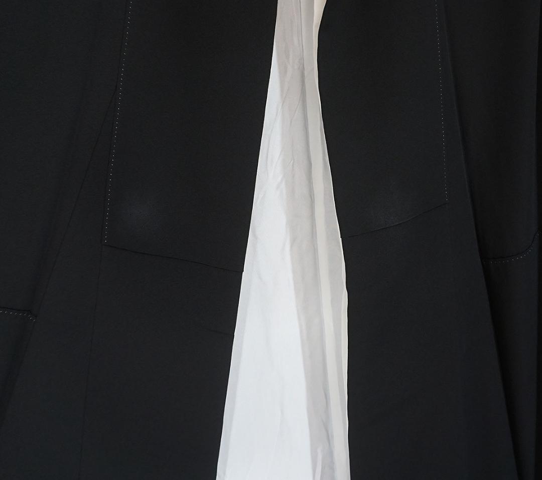 LLサイズ　170cm　金彩刺繍　総刺繍　正絹黒留袖　a845