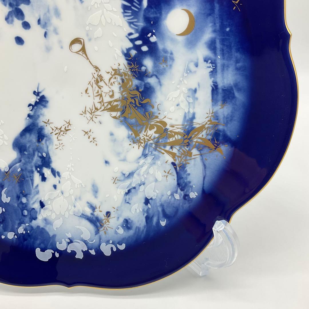 MEISSEN マイセン イヤープレート 1992年 冬の森 飾り皿　9_123