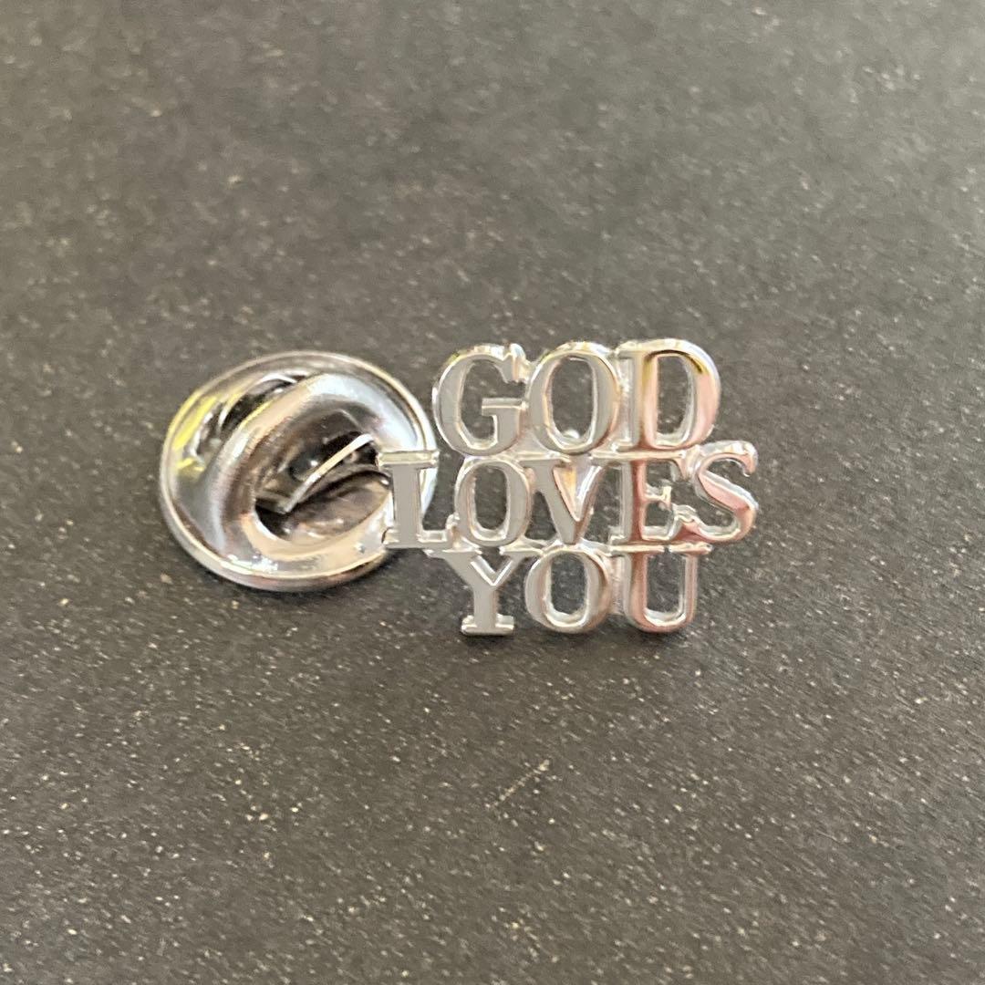 ★ラスト1点★ ティファニー GOD LOVES YOU ピンバッチ