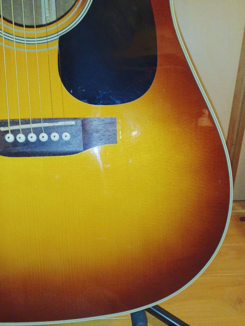 【送料込】【美品】アリア　ドレッドノート　ARIA　トップ単板　低弦高　整備済