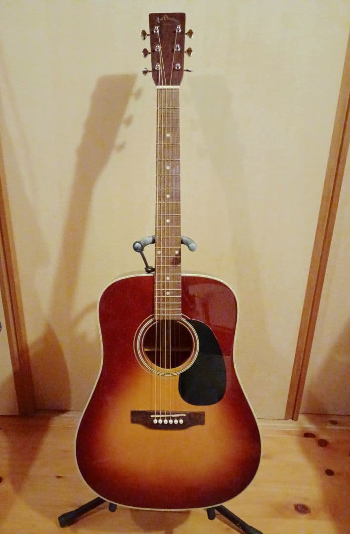 【送料込】【美品】アリア　ドレッドノート　ARIA　トップ単板　低弦高　整備済