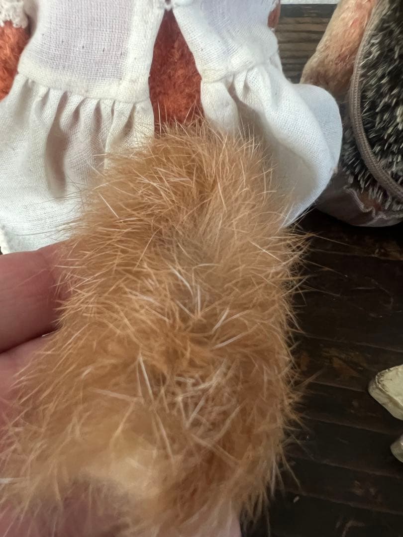 アンティーク動物コスチューム人形セット ドール　　 アンティーク　ビスクドール