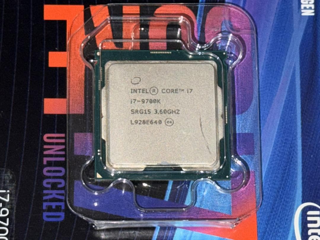 CPU Intel Core i7-9700K 9th Gen CPU