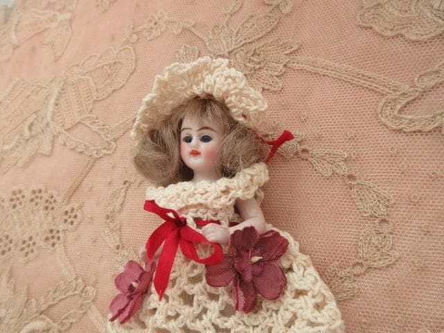 アンティーク　ミニョネット　☆　ビスクドール　ジャーマン
