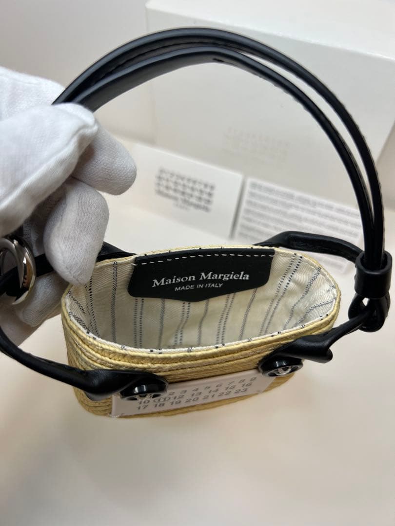Maison Margiela メゾンマルジェラ ミニかごカゴ　ミニハンドバッグ