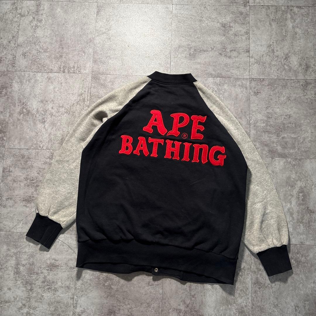 初期　アベイシングエイプ　スウェットスタジャン　XL ヴィンテージ　アーカイブ