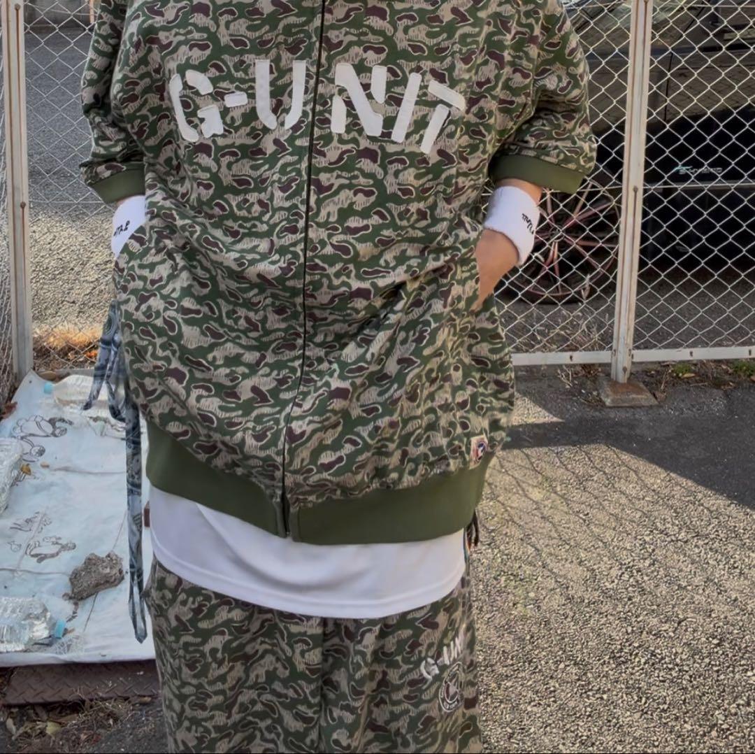 g-unit カスタム迷彩　セットアップ　bboy1点物
