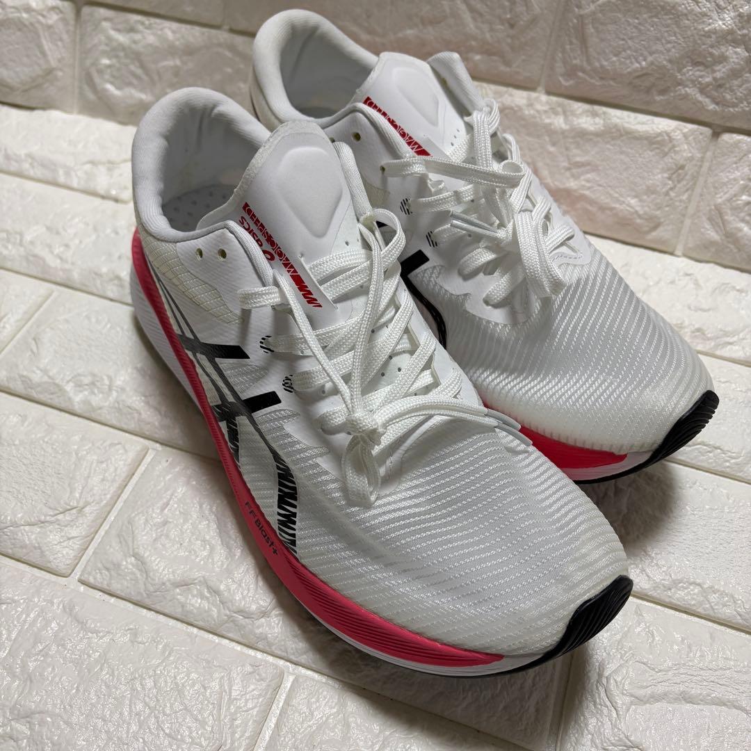 【極美品】ASICS MAGIC SPEED3 ホワイト/ブラック 27cm