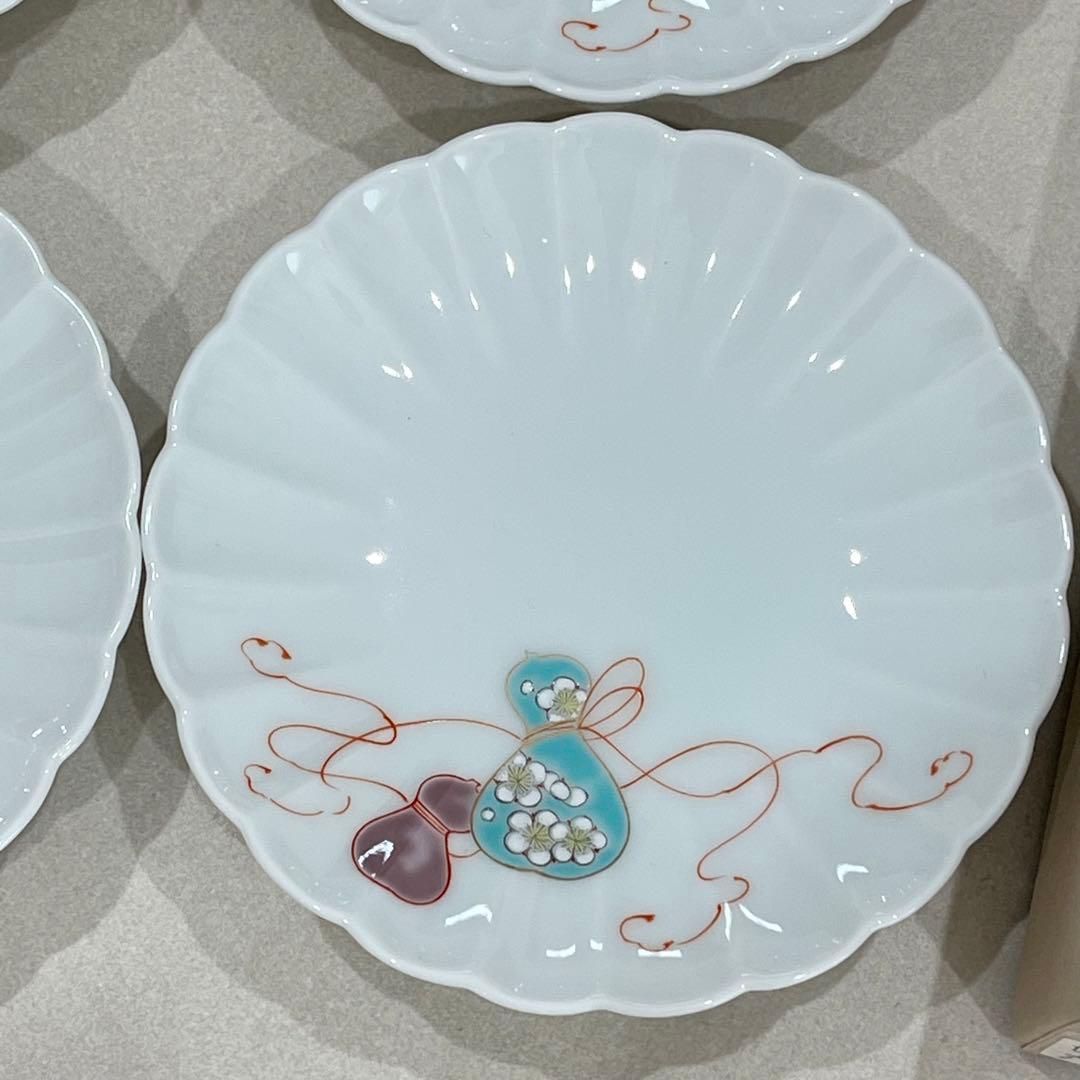 深川製磁　六瓢松竹梅　三ツ揃　花ひょうたん