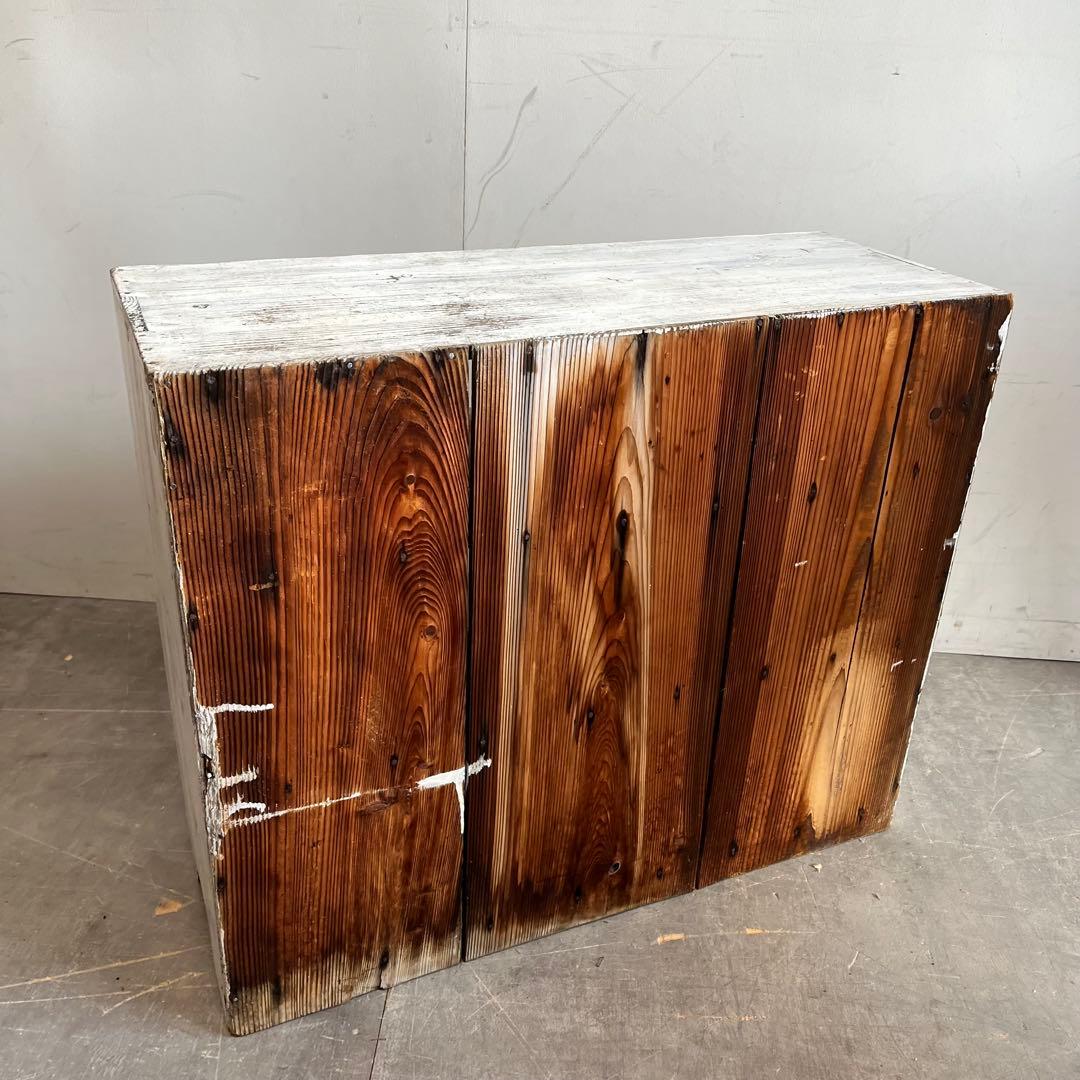 アンティーク シャビーシック 無垢材 飾り棚 オープンシェルフ レトロ ホワイト