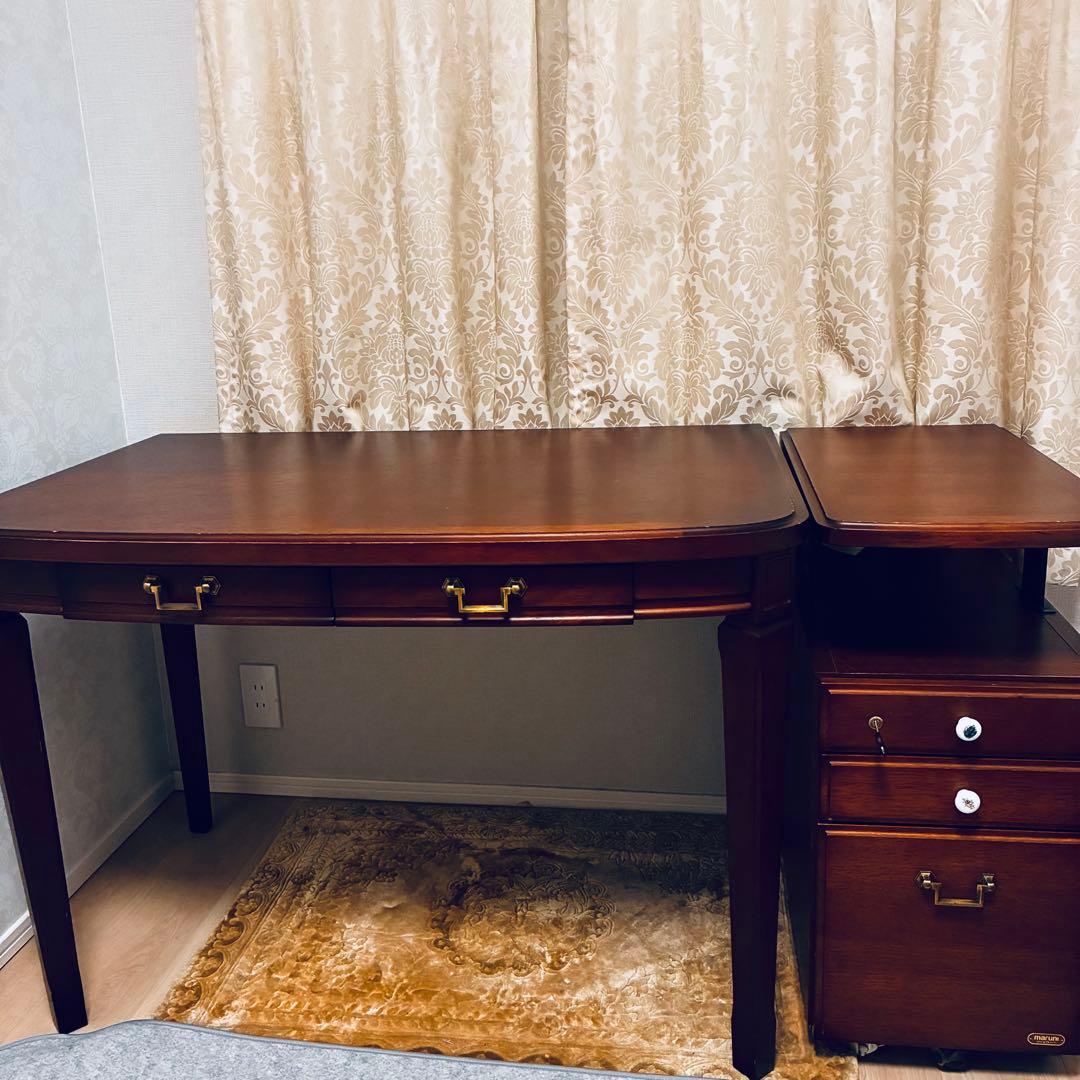maruni家具　地中海シリーズ　ライティングデスク　(袖机別売り)