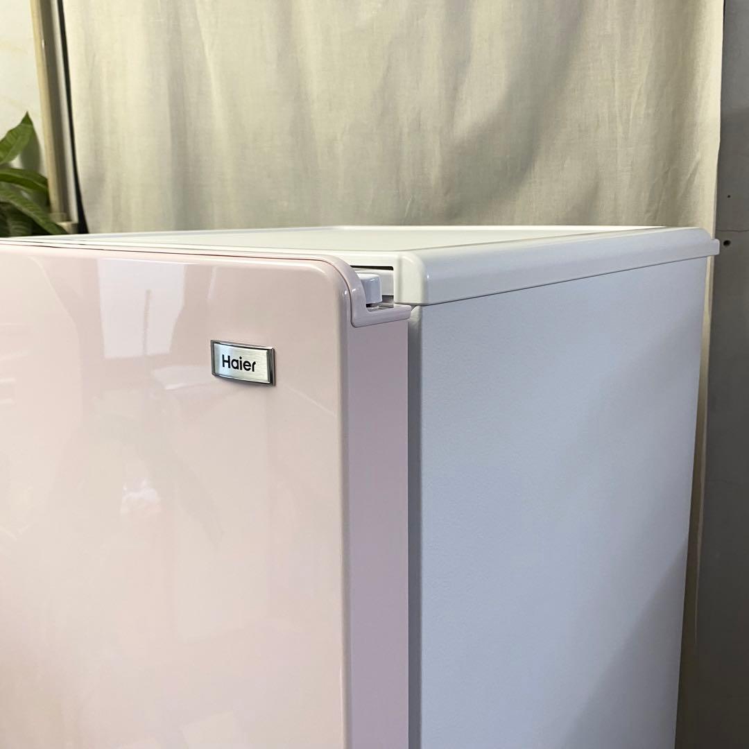 ピンクと白のツートンが可愛い♪ちょっぴり大きめ148L！2ドア冷凍冷蔵庫