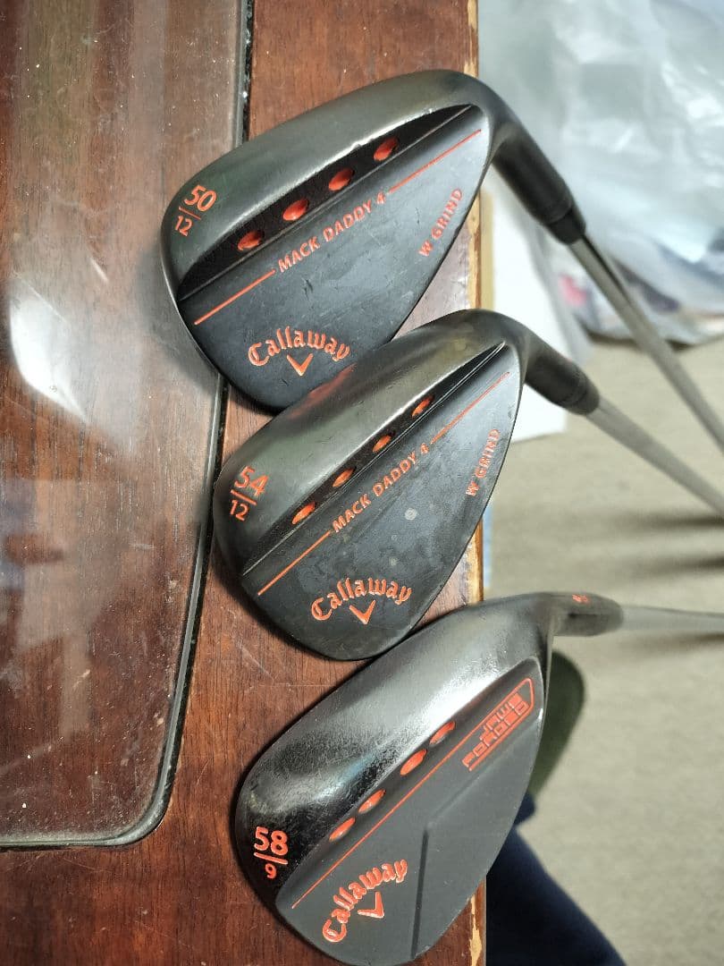 【売約済】Callaway Mack Daddy 4 /JAWS ウェッジ 3本