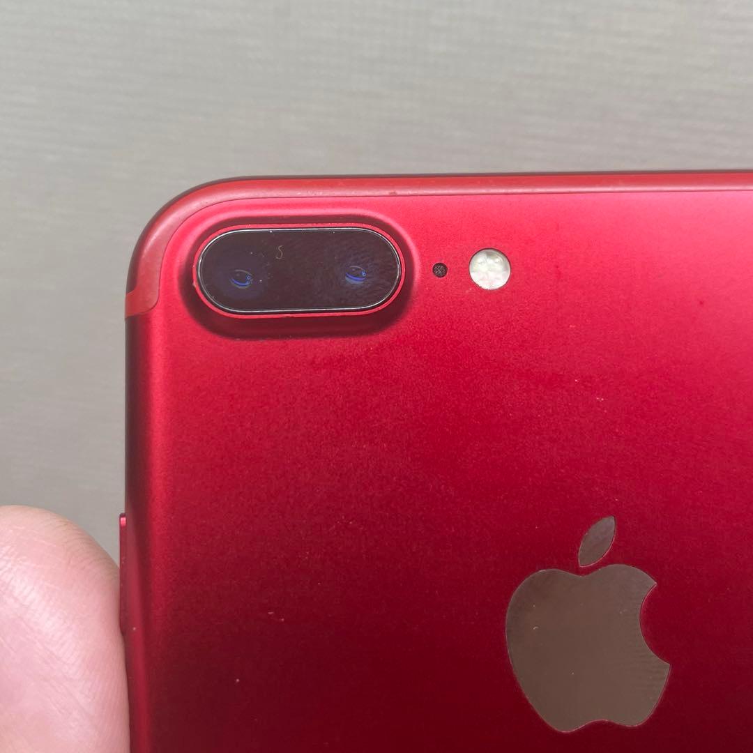 美品 Apple iPhone 7 Plus (赤) 本体　128GB