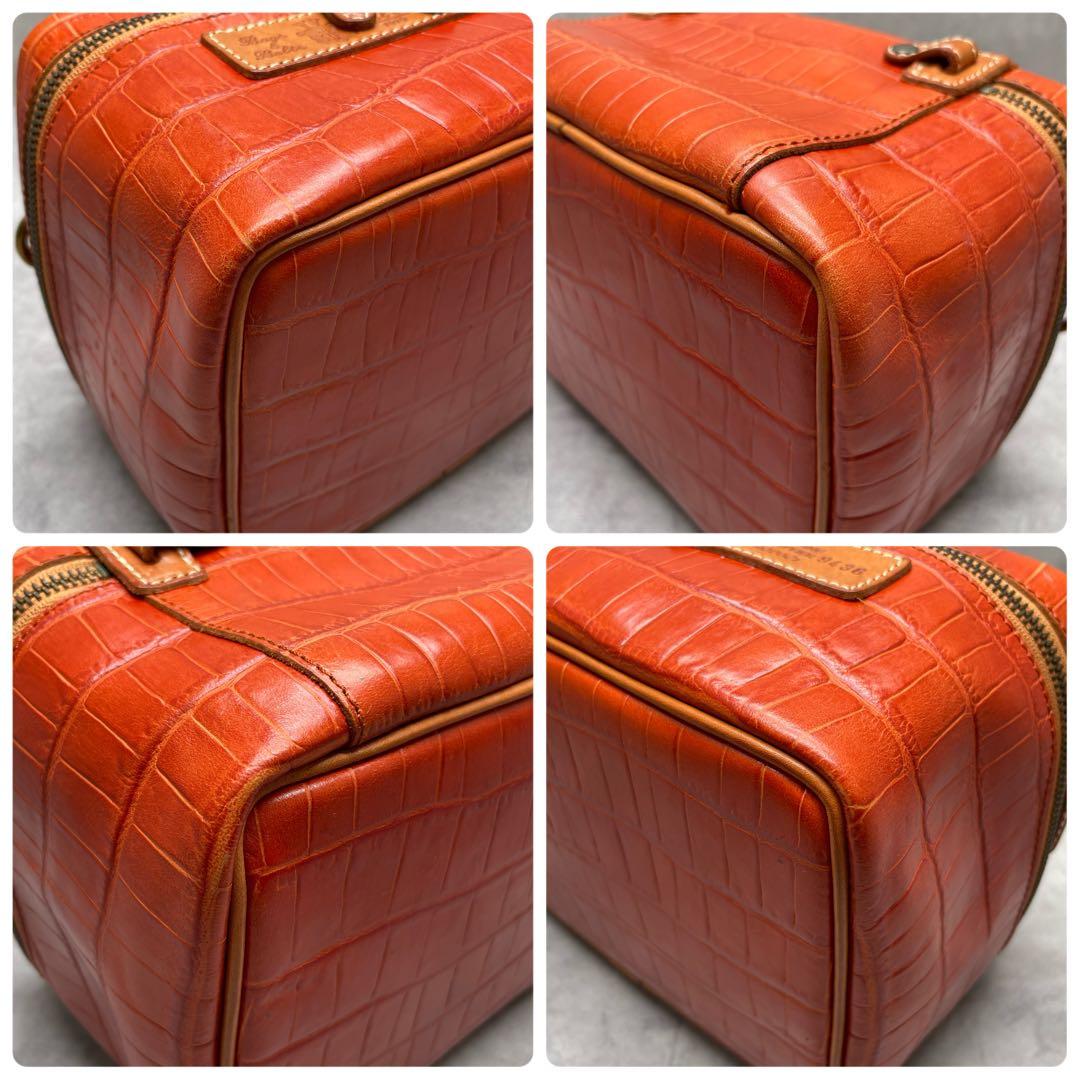 Felisi フェリージ 9436 クロコ型押し レザー バニティケース