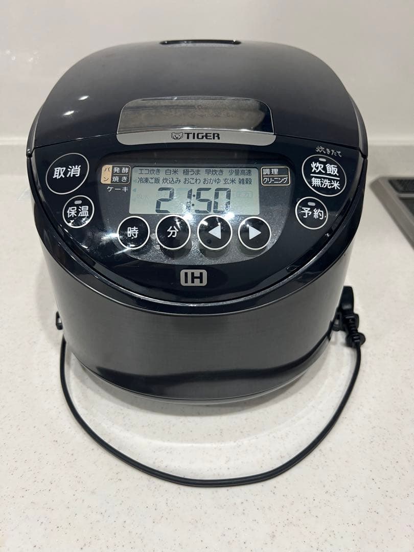 タイガー魔法瓶　JPW-Y100KV　IHジャー炊飯器　5.5合　モーブブラック