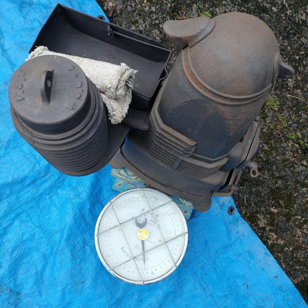 福禄ストーブ 高さ48cm 重さ21kg 梱包発送たのメル便 鋳物 石炭 薪