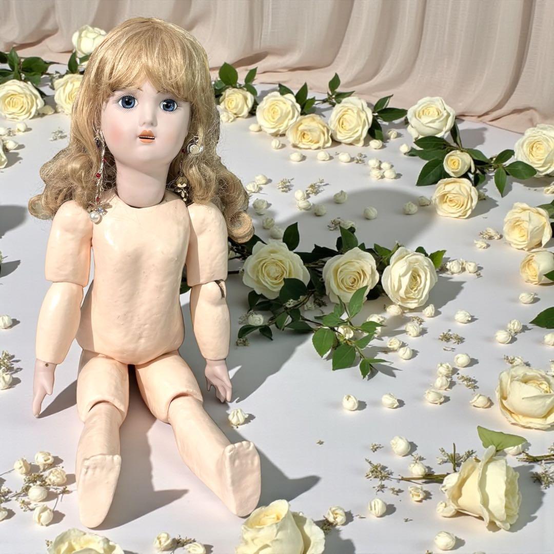 ようこ ビスクドール エデン べべ ホワイト ドレス ボネ 箱 証明書