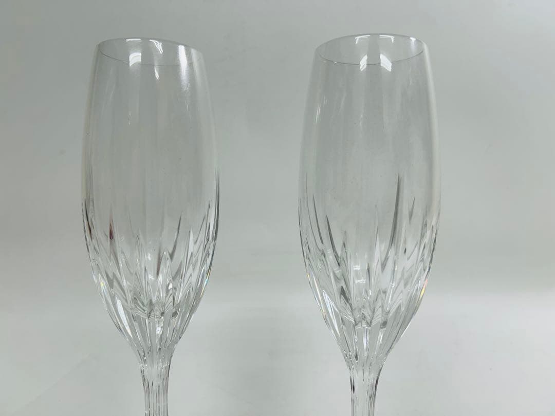 Baccarat バカラ　マッセナ　シャンパン　フルート　ペア　箱
